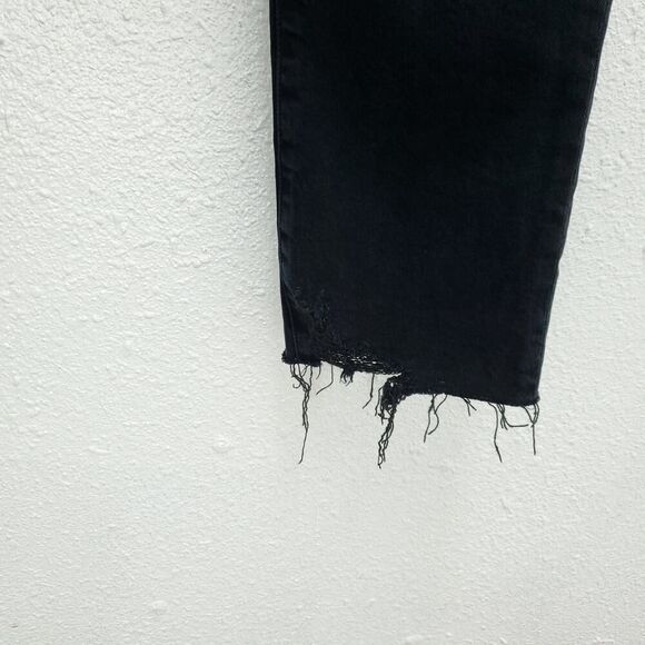 AGOLDE Toni Mid Rise Straight Raw Hem In feral Revolve Jeans - Picture 10 of 16